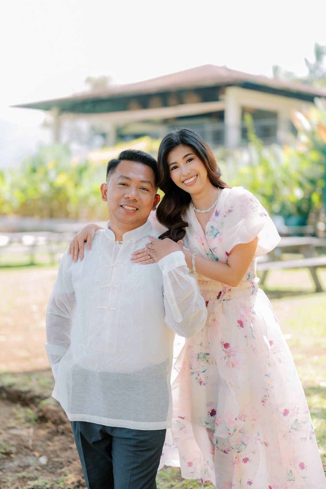 Shelo and Majorie together outdoors