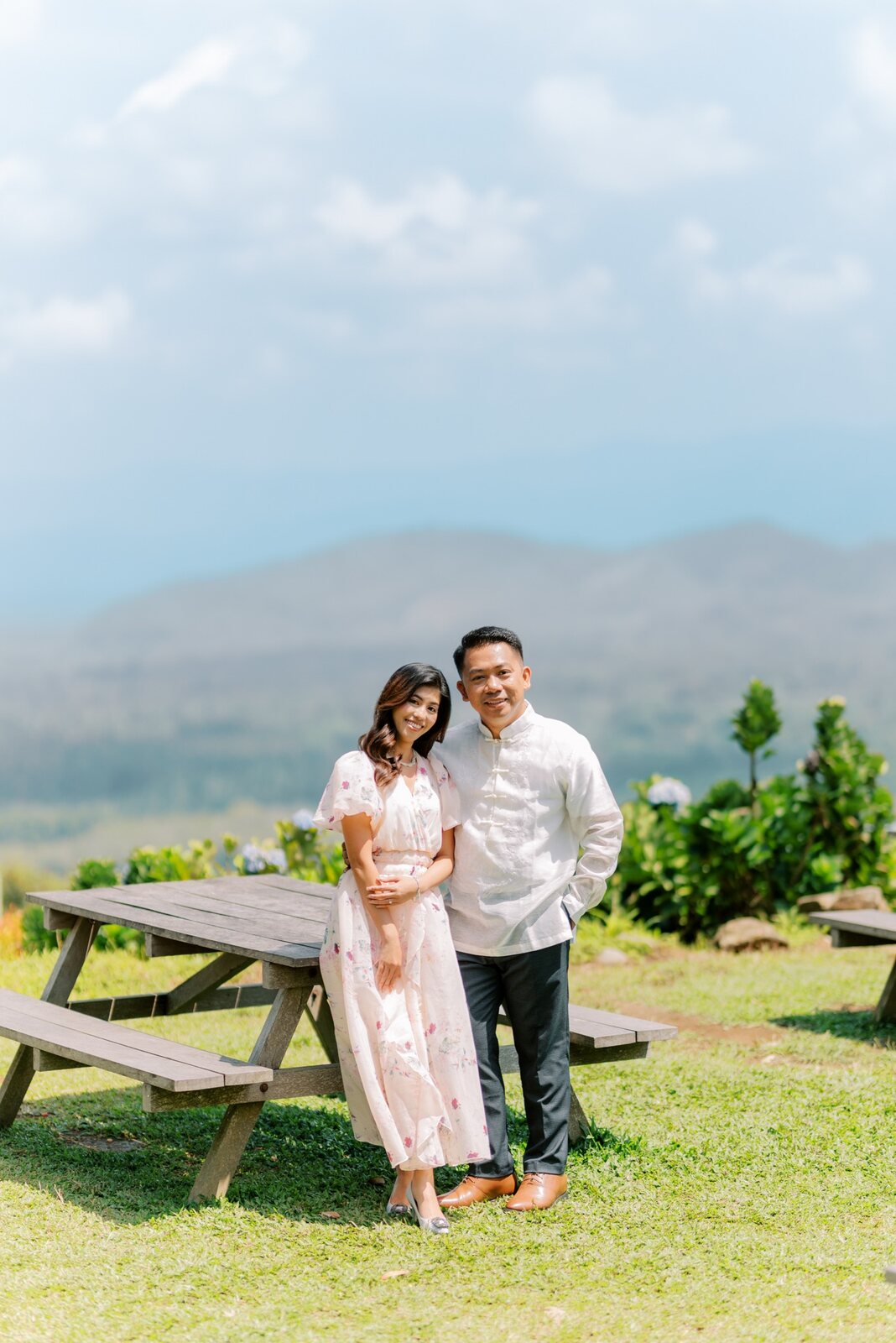 Shelo and Majorie together with a scenic view
