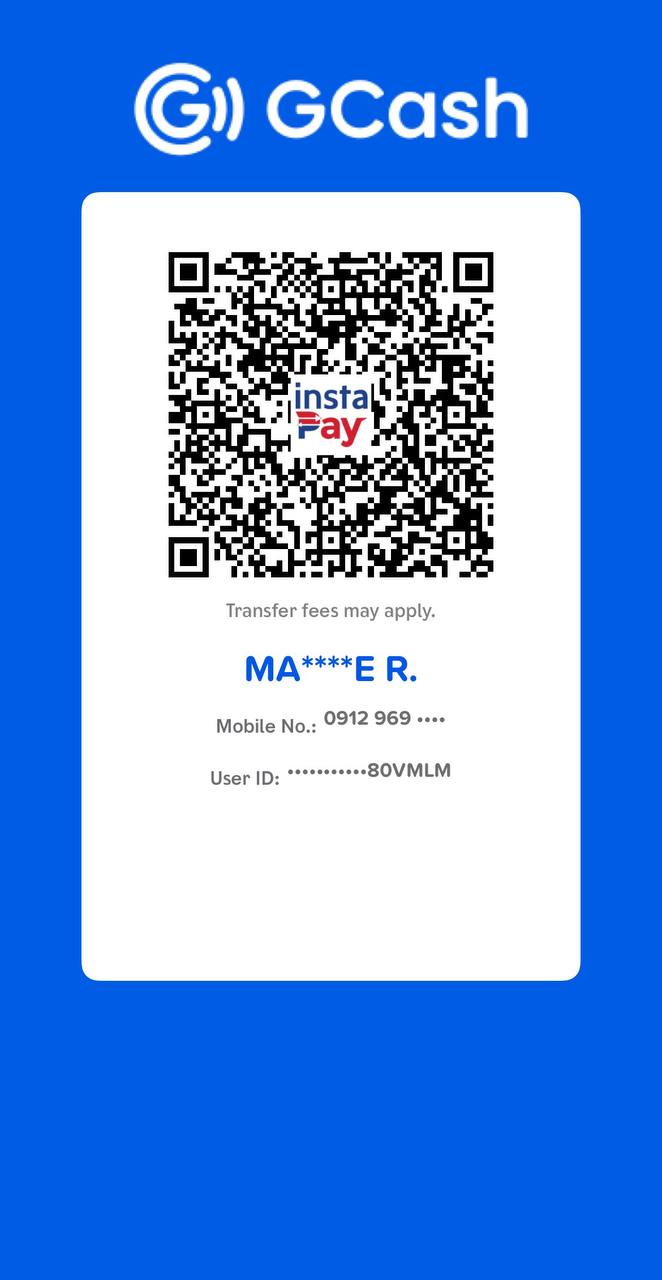 GCash QR code for Majorie A. Ramos