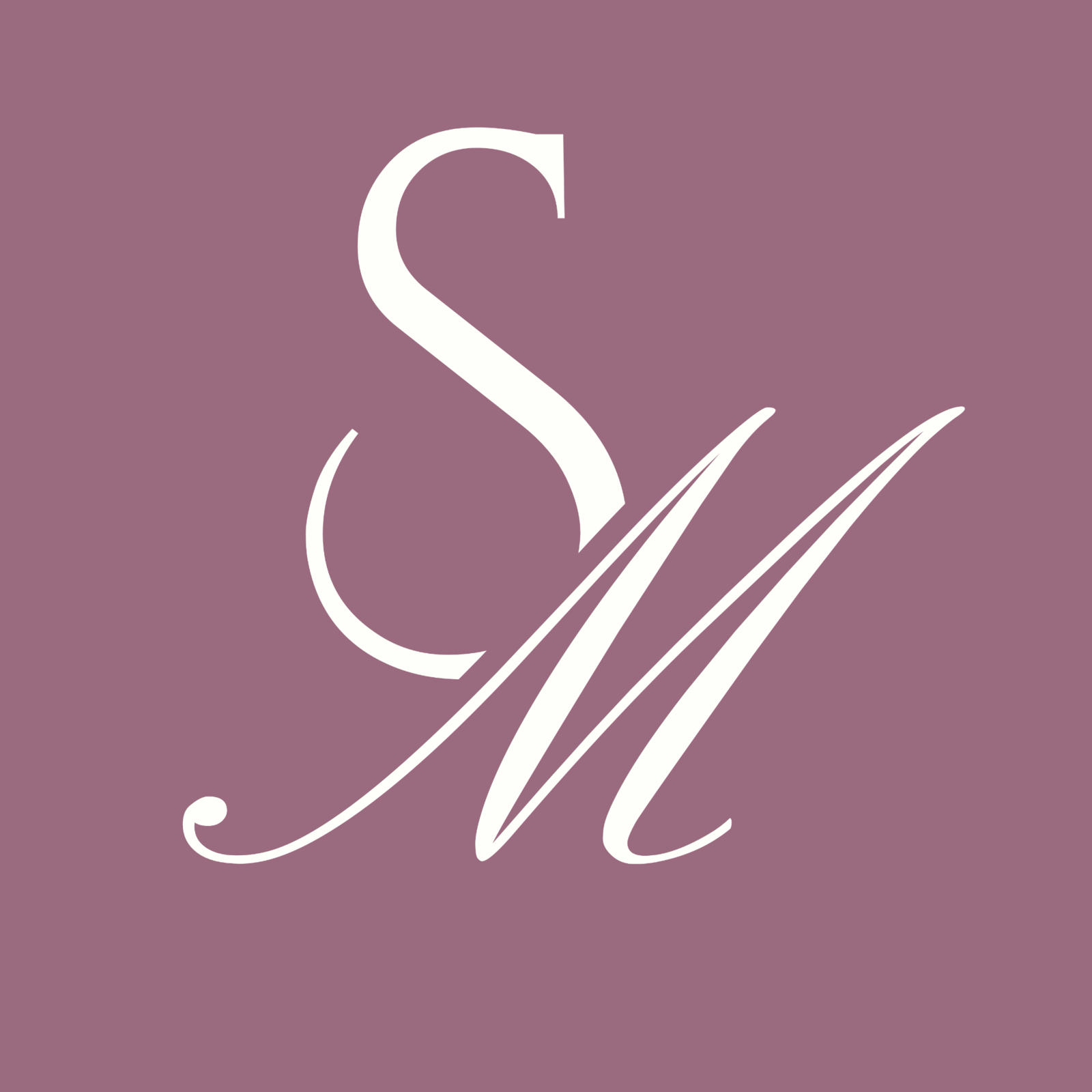 S and M monogram